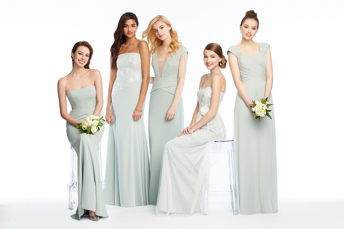 Mix & Match Bridesmaid Dresses in Celadon