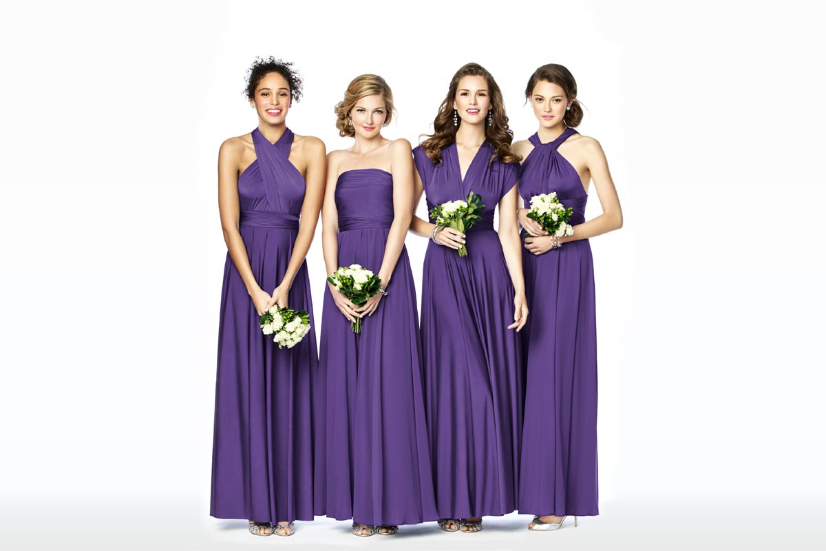Mix & Match Bridesmaid Dresses - Twist Wrap Dresses