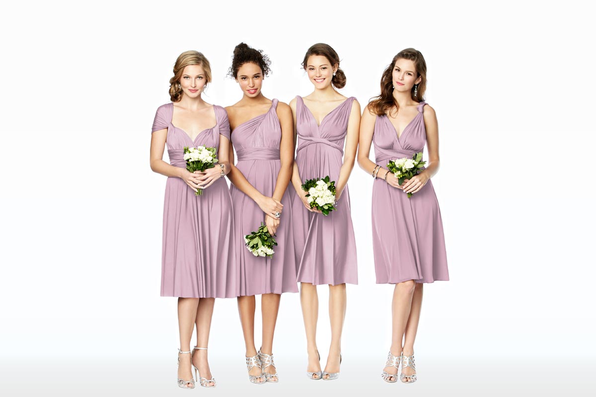 Mix & Match Bridesmaid Dresses, Twist Wrap Desses